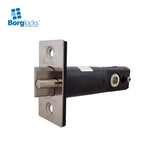 BorgLocks BL2701 ECP Tubular Latch Lock with Key Override and Inside Paddle Handle with Holdback