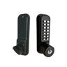 BorgLocks BL2707 ECP Tubular Deadbolt Lock - Key Override and Inside Paddle Handle with Holdback