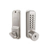 BorgLocks BL2707 ECP Tubular Deadbolt Lock - Key Override and Inside Paddle Handle with Holdback