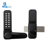 BorgLocks BL4305 ECP Marine Grade Lever Turn Keypad Lock with Inside Rim Fixed Deadbolt
