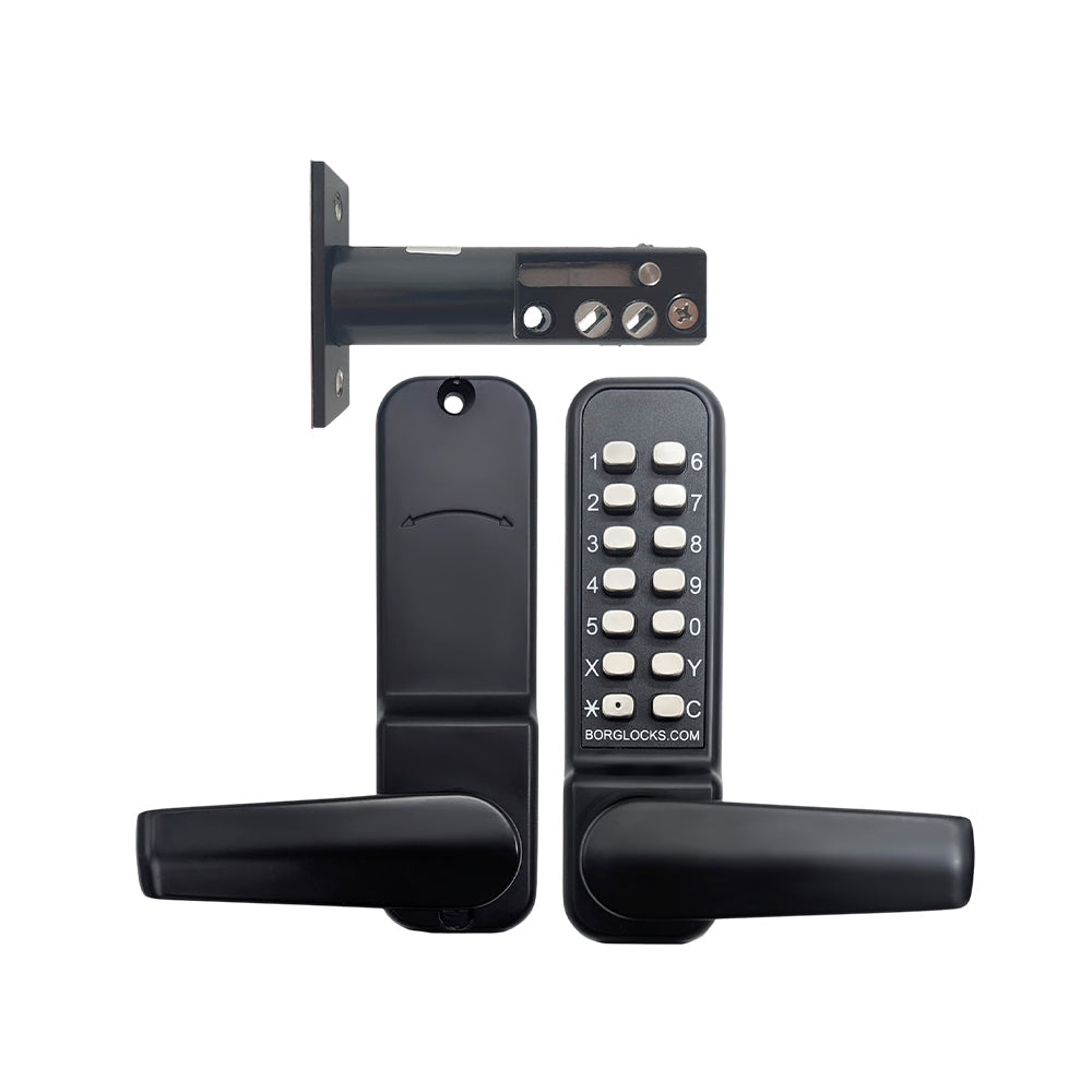 BorgLocks BL4307 ECP MG Pro Mechanical Digital Single Lever Keypad Tubular Deadbolt Lock