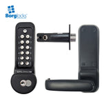 BorgLocks BL7801 ECP Marine Grade Heavy Duty Knob Turn Keypad, Key Override and Inside Handle