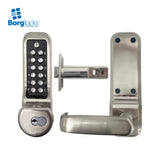 BorgLocks BL7801 Heavy Duty Knob Turn Keypad, Key Override and Inside Handle