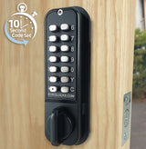 BorgLocks BL2127 ECP Back to Back Knurled Knob Keypads and Mortice Deadbolt Lock