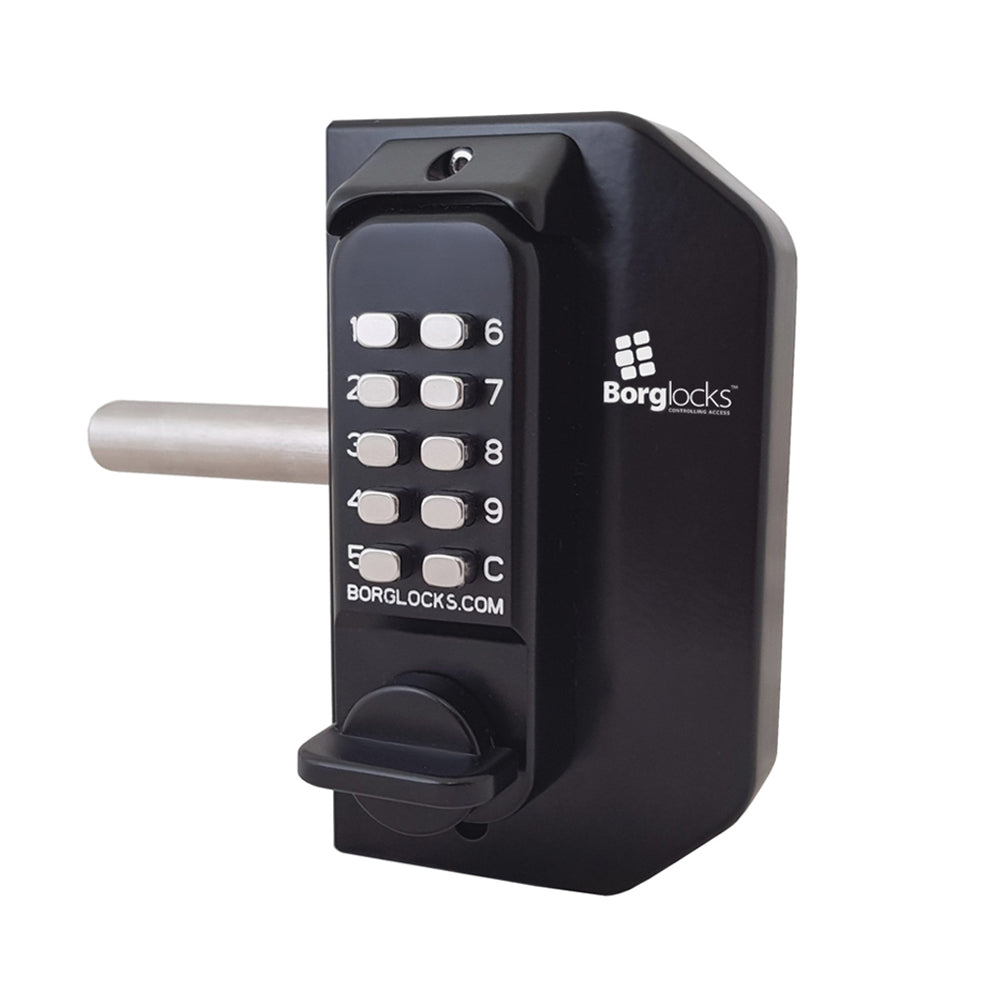 BorgLocks BL3030 Mini Gate Lock with Back to Back Keypads and Concealed Code Change