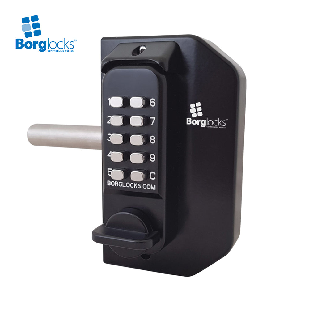 BorgLocks BL3030 Mini Gate Lock with Back to Back Keypads and Concealed Code Change