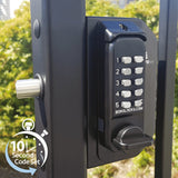 BorgLocks BL3030 Mini Gate Lock with Back to Back Keypads and Concealed Code Change