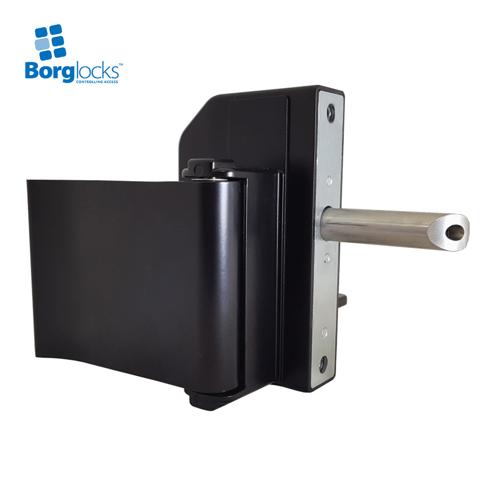 BorgLocks BL3080 Mini Gate Lock with Knob keypad, Inside Push/Pull Pad and Concealed Code Change
