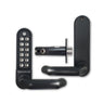 BorgLocks BL5001-ECP Medium/Heavy Duty Round Bar Handle ECP Keypad with Tubular Latch and Passage Mode