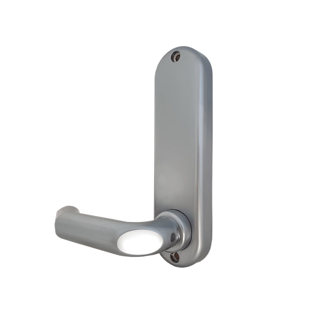 BorgLocks BL5001-ECP Medium/Heavy Duty Round Bar Handle ECP Keypad with Tubular Latch and Passage Mode