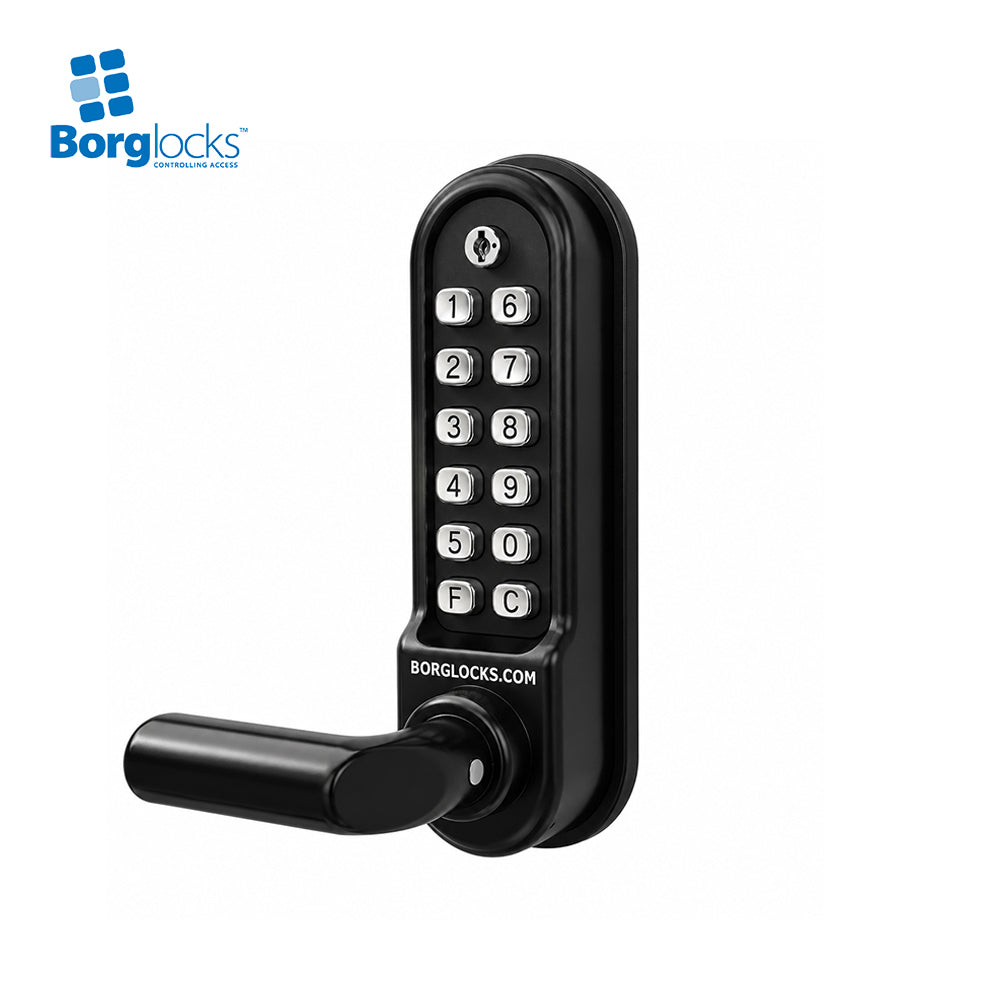 BorgLocks BL5201-ECP Marine Grade Lever Turn Keypad with Internal Handle and Tubular Latch