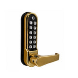 BorgLocks BL5401-ECP Flat Bar Lever Keypad with Internal Handle and Tubular Latch