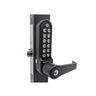 BorgLocks BL5782-ECP-AR Flat Bar Lever Keypad with Internal Push/Pull Pad and 1-1/8" Ali Latch