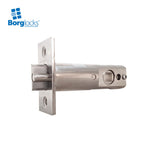 BorgLocks BL7701 ECP Heavy Duty Lever Turn Keypad with Tubular Latch - Key Override and On-Door Code Change - Satin Chrome