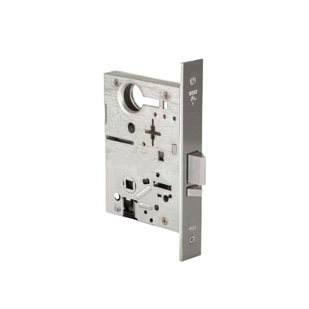 BEST - 45HCAS - Mortise Lock for Storeroom Deadbolt Lockbody - Field Reversible Handing - Grade 1 - US26D (Satin Chrome-626)