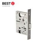 BEST - 45HCAS - Mortise Lock for Storeroom Deadbolt Lockbody - Field Reversible Handing - Grade 1 - US26D (Satin Chrome-626)