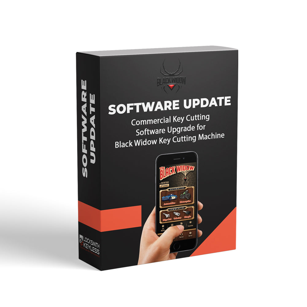 Black Widow Commercial Keys Software Upgrade