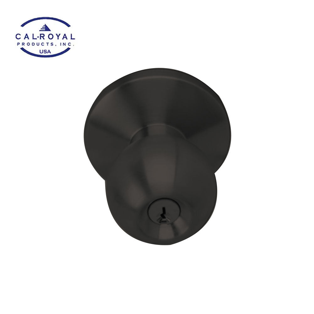 Cal-Royal - 8000K - Clutch Cylindrical Ball Knob for 9800, 7700, 2200, Series Lockset - C keyway - Grade 1