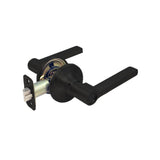 Cal-Royal - ALL-30 - Passage Residential Cylindrical Lever Set with Kwikset Keyway - Grade 3 - US1 - Flat Black Coated (622)