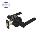 Cal-Royal - ALL-30 - Passage Residential Cylindrical Lever Set with Kwikset Keyway - Grade 3 - US1 - Flat Black Coated (622)