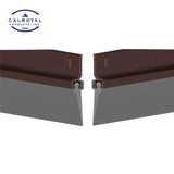 Cal-Royal - BTS-103 - Door Bottom Sweep made of Extruded Retainer and Vinyl Insert - 36 Inch - Dark Bronze Anodized Aluminum (313) (Pack of 2)