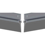 Cal-Royal - BTS-103 - Door Bottom Sweep made of Extruded Retainer and Vinyl Insert - 48 Inch - Aluminum Finish (Pack of 2)