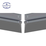 Cal-Royal - BTS-103 - Door Bottom Sweep made of Extruded Retainer and Vinyl Insert - 48 Inch - Aluminum Finish (Pack of 2)