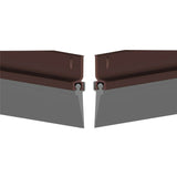 Cal-Royal - BTS-103 - Door Bottom Sweep made of Extruded Retainer and Vinyl Insert - 48 Inch - Dark Bronze Anodized Aluminum (313) (Pack of 2)