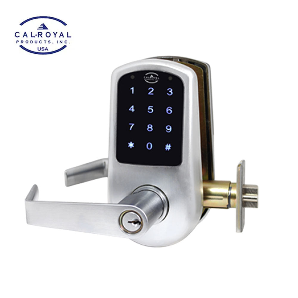 Cal-Royal - CR9000 - Commercial Digital Touch Screen Door Lock With Clutch Technology - Entrance - Grade 2