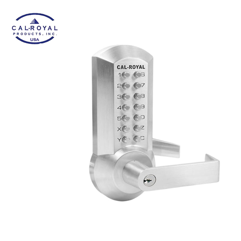 Cal-Royal - CRCODE204 - Mechanical Push Button Lock - Storeroom Function - Grade 2