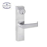 Cal-Royal GLSESC-00 Entrance Escutcheon Lever Trim for 7700 & 9800 Narrow Stile Exit Devices - Grade 1