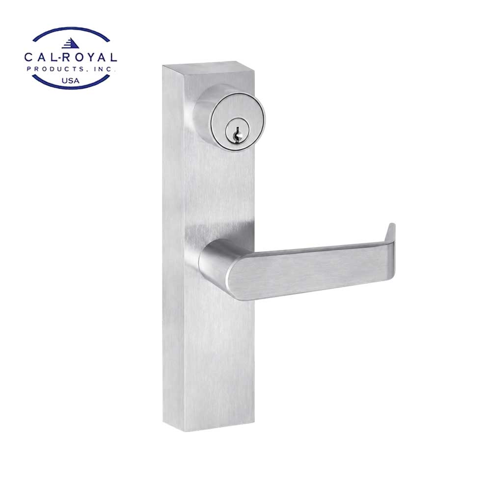 Cal-Royal GLSESC-05 Storeroom Escutcheon Lever Trim for 7700 & 9800 Narrow Stile Exit Devices - Grade 1