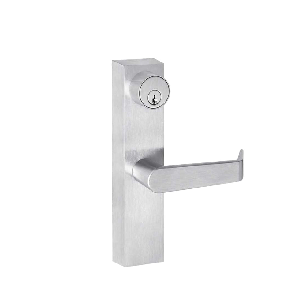 Cal-Royal GLSESC-40 Dummy Escutcheon Lever Trim for 7700 & 9800 Narrow Stile Exit Devices - Grade 1
