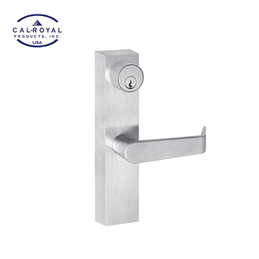 Cal-Royal GLSESC-40 Dummy Escutcheon Lever Trim for 7700 & 9800 Narrow Stile Exit Devices - Grade 1