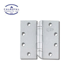 Cal-Royal - HOSBB31 - Standard Weight Two Ball Bearing Hinges Hospital Tip with Non-Removable Pin and 4-1/2" x 4-1/2" - Stainless Steel