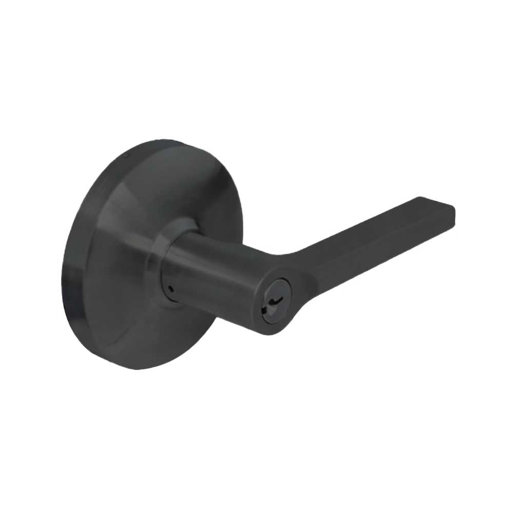 Cal-Royal - ICC2-LON05 - Cylindrical Clutch Mechanism Storeroom Tuscany Series Lever Lock - SFIC Interchangeable Core - IC Keyway for BEST, FALCON, and ARROW - Grade 2