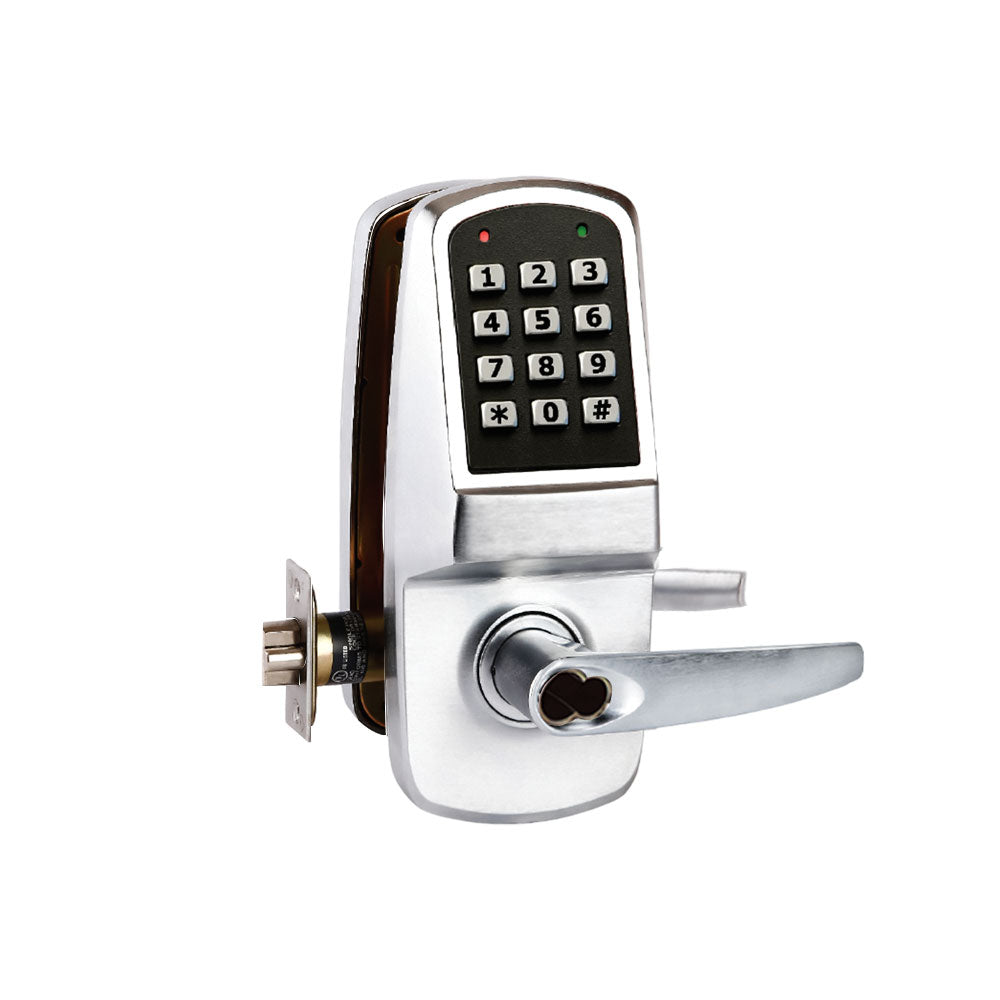 Cal-Royal - ICCR8000 - Heavy Duty Digital Keypad Door Lock with Clutch Technology and Interchangeable Core - Entrance Function - Grade 1