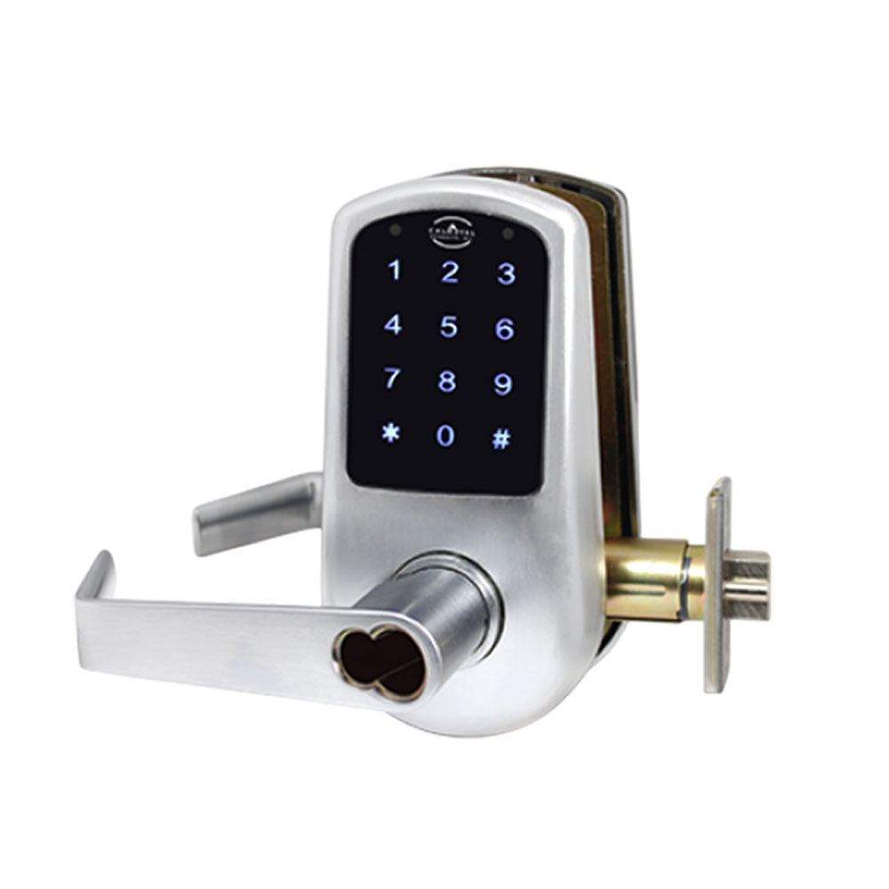 Cal-Royal - ICCR9000 - Commercial Digital Touch Screen Door Lock With Clutch Technology - Entrance - Interchangeable Core - Grade 2