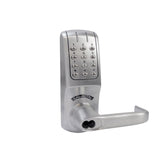 Cal-Royal - ICCRCODE007 - Clutch Keyless Electronic Exit Trim Lock with SFIC Prep for 7700 and 9800 Series Rim Exit Devices - Grade 1