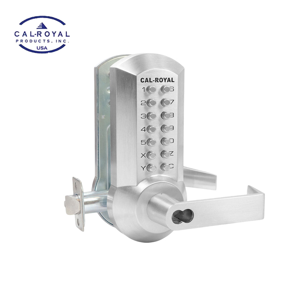 Cal-Royal - ICCRCODE202 - Mechanical Easy Code Change Exit Trim with IC Core - Storeroom Function - Grade 2