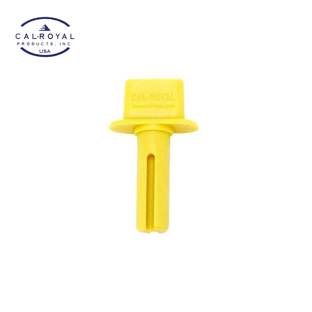 Cal-Royal - ICPTT - Temporary Plastic Interchangeable Core Thumbturn - Yellow