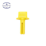 Cal-Royal - ICPTT - Temporary Plastic Interchangeable Core Thumbturn - Yellow