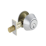 Cal-Royal - ICT220 - Standard Duty Deadbolt Single Cylinder with Less Core - Grade 3 - US26 - Bright Chromium Plated (625)