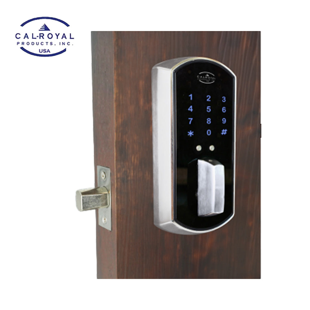 Cal-Royal - JE-40C-SCM - Smart Digital Touch Screen, RFID and Smart Connect Clutch Deadbolt Lock with Smart Connect Module - Grade 2