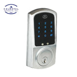 Cal-Royal - JE-80M-SCM - Smart Digital Touch Screen, RFID and Smart Connect Motorized Deadbolt Lock with Smart Connect Module - Grade 2