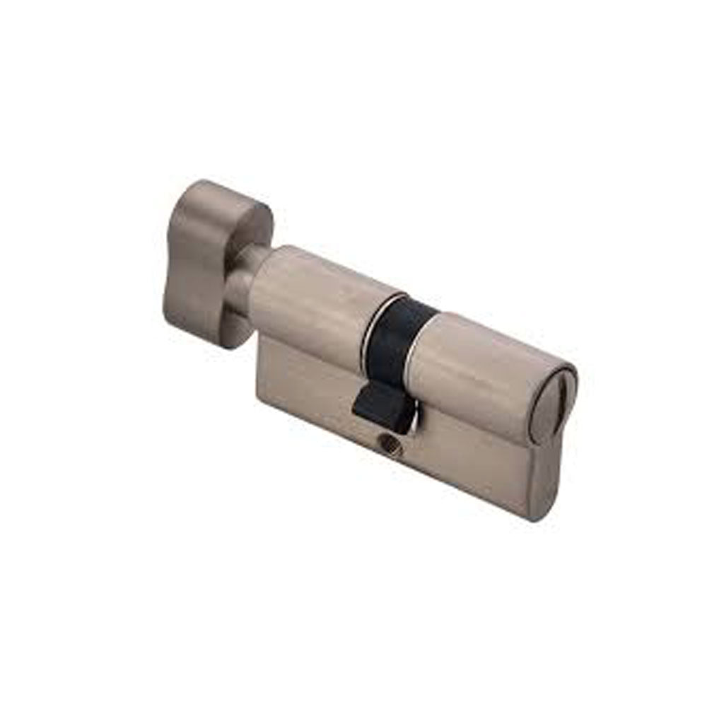 Cal-Royal - KE-P-C - Bathroom Cylinder - Length 60mm - US15 - Clear Coated Satin Nickel Plated (619)