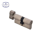 Cal-Royal - KE-P-D - Bathroom Cylinder - Length 70mm - US15 - Clear Coated Satin Nickel Plated (619)