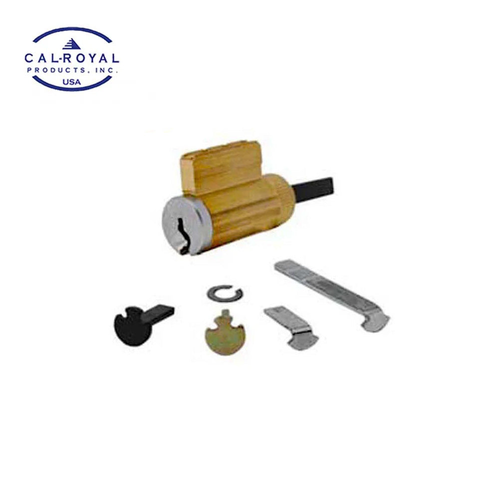 Cal-Royal - KKKW5-4 - Key In Lever/Knob Cylinder with 5 Pin Kwikset - US26D - Satin Chromium Plated (626)