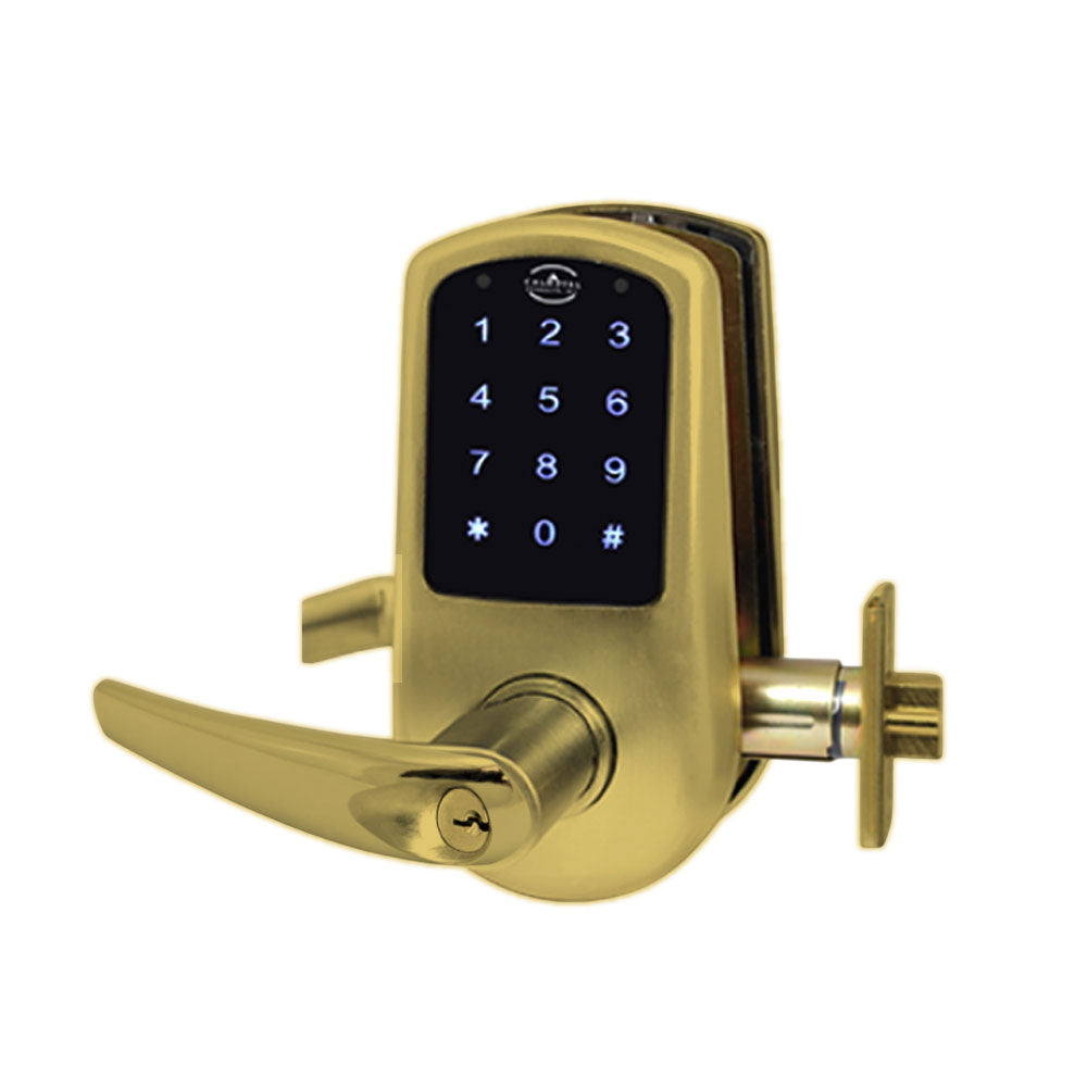 Cal-Royal - CR9000 - Commercial Digital Touch Screen Door Lock With Clutch Technology - Entrance - Grade 2