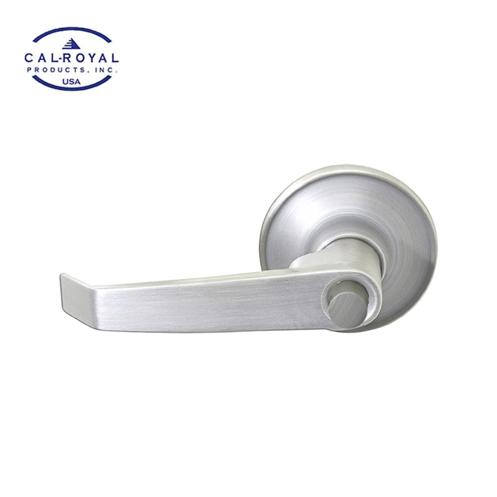 Cal-Royal - PBRI-00 - Entrance Light Duty Push Button Cylindrical Lever Set with Bristol Lever - Grade 3